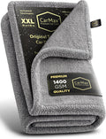 CarMax® - Original XXL Twisted Loop Car Drying Towel - Double-Sided - 90cm x 60cm 1400gsm Microfibre for fast streak-free drying and detailing