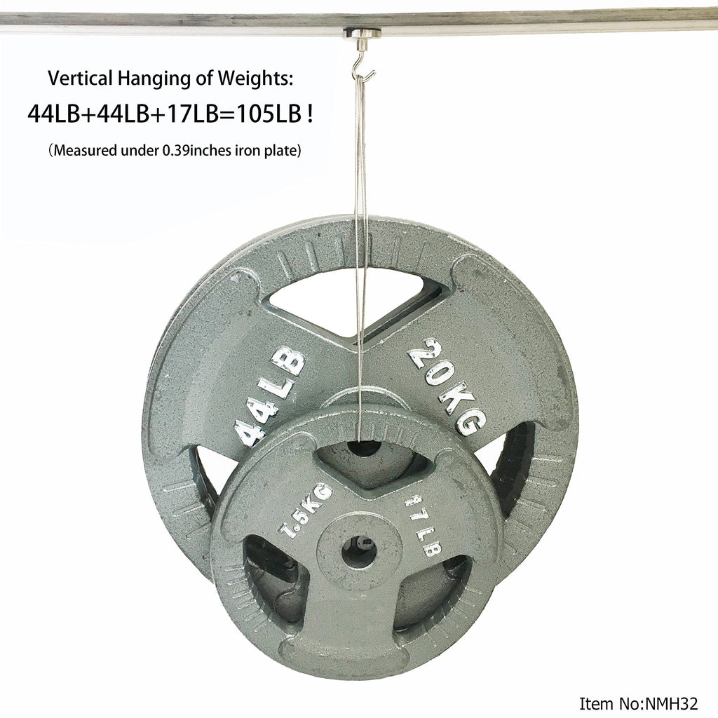 Neosmuk Magnetic Hooks,10kg+ Heavy Duty Cruise Hooks, Silver, 10 Pack