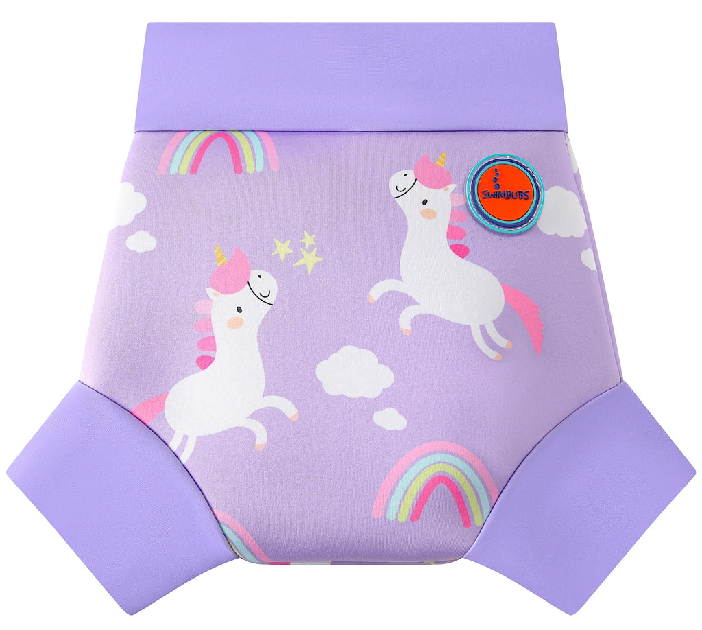 Swimbubs Reusable Swim Nappy – Baby Swimwear for Boys and Girls, Ideal for Swimming Lessons (6-12 Months, Blue Whale)