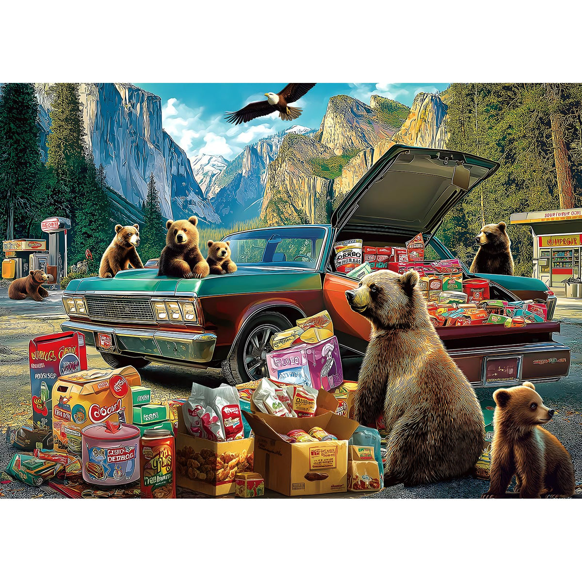 Blueforest Halloween Haunted Mansion Puzzles for Adults 1000 Pieces