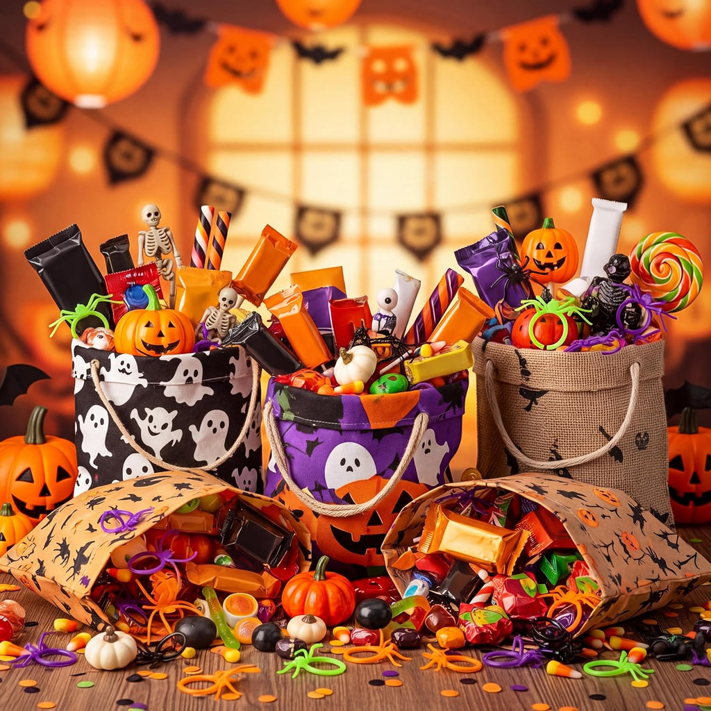 Boao 120 Pcs Halloween Spider Rings for Kids, Black, Purple, Orange, Green