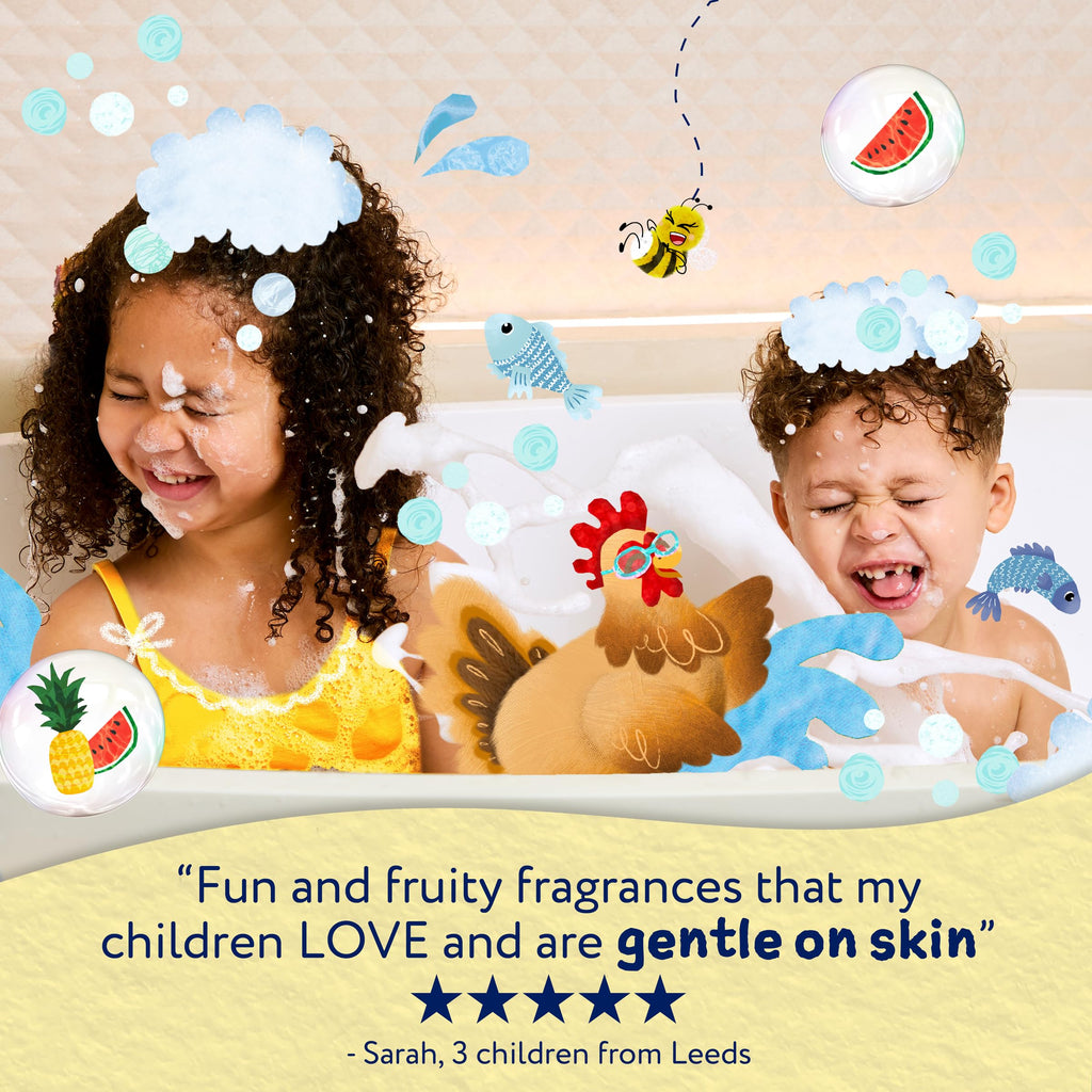 Childs Farm Kids Hair & Body Wash, Sweet Orange | Tear-free, Gently Cleanses | Suitable for Dry, Sensitive Skin, 500ml