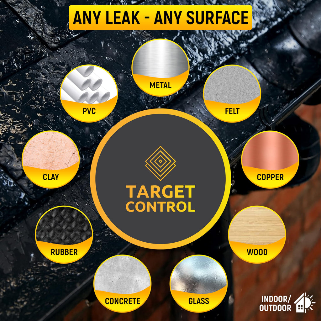 Waterproof Tape for Leaks 5M x 55mm Butyl Pipe Repair Tape