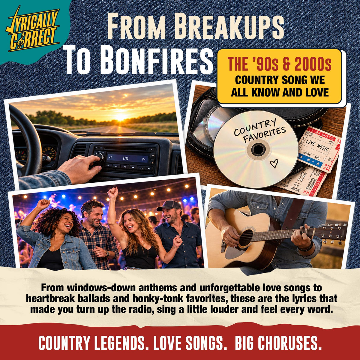 Lyrically Correct '90s & 2000s Pop Edition – Music Trivia Family Card Game