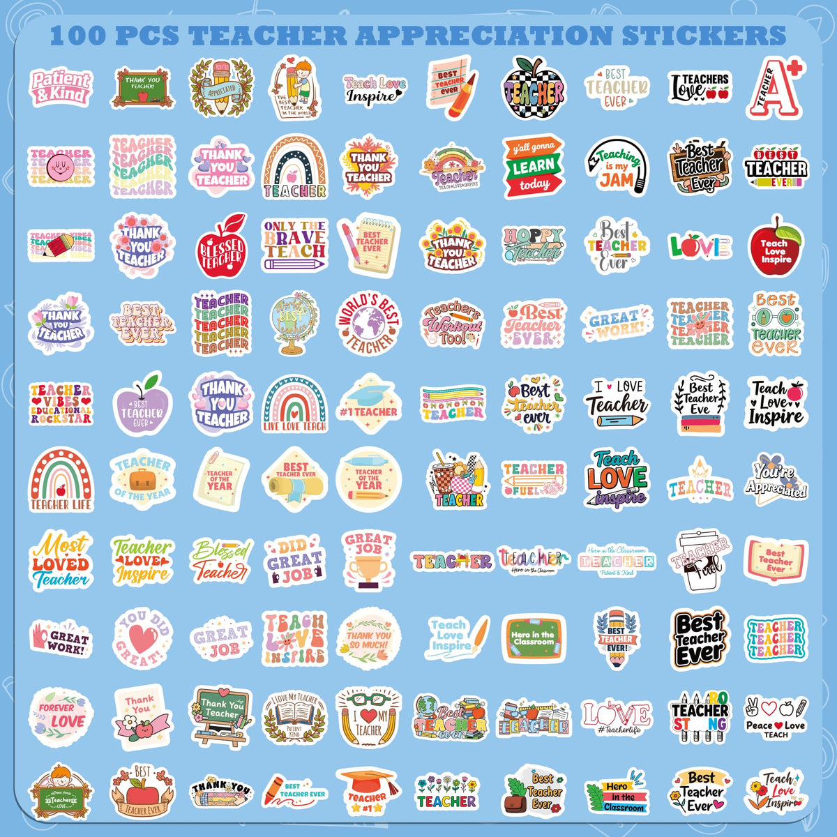OHOME Back to School Supplies - 120 PCS Teacher Motivational Stickers for Kids Students | Teacher Must Haves Supplies Stuff Essentials Gifts for Classroom Decor,Inspirational Positive Reward Stickers