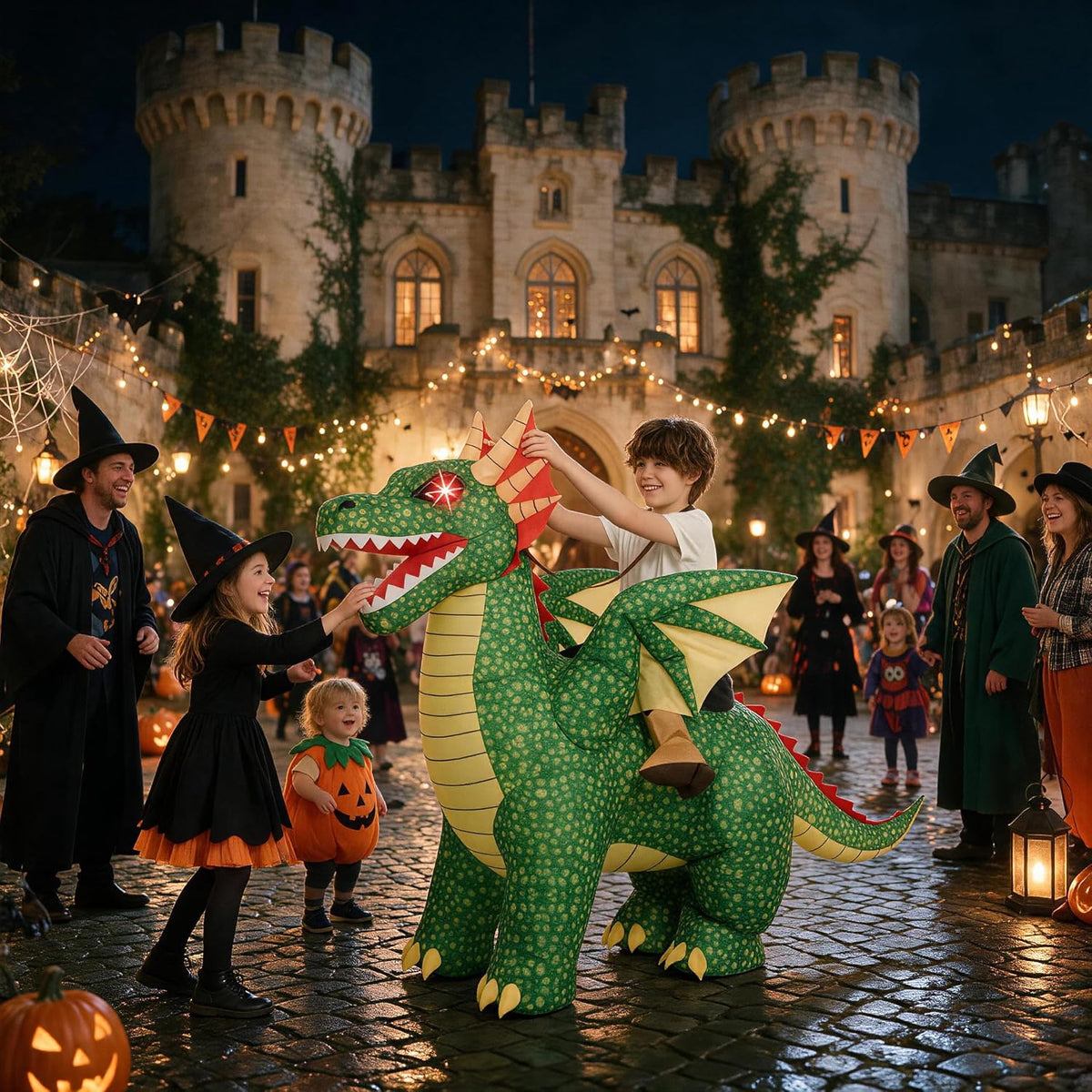 Inflatable Dinosaur Costume for Kids,Blow Up Halloween T Rex Suit