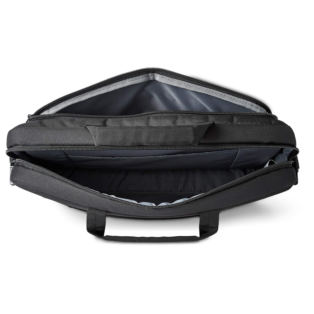 Amazon Basics Laptop Shoulder Bag, Slim 15.6 inch, Black, 1-Pack