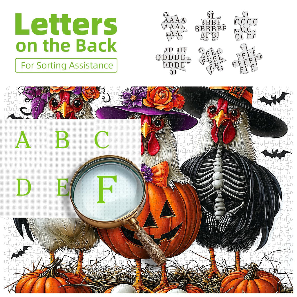 Blueforest Halloween Haunted Mansion Puzzles for Adults 1000 Pieces