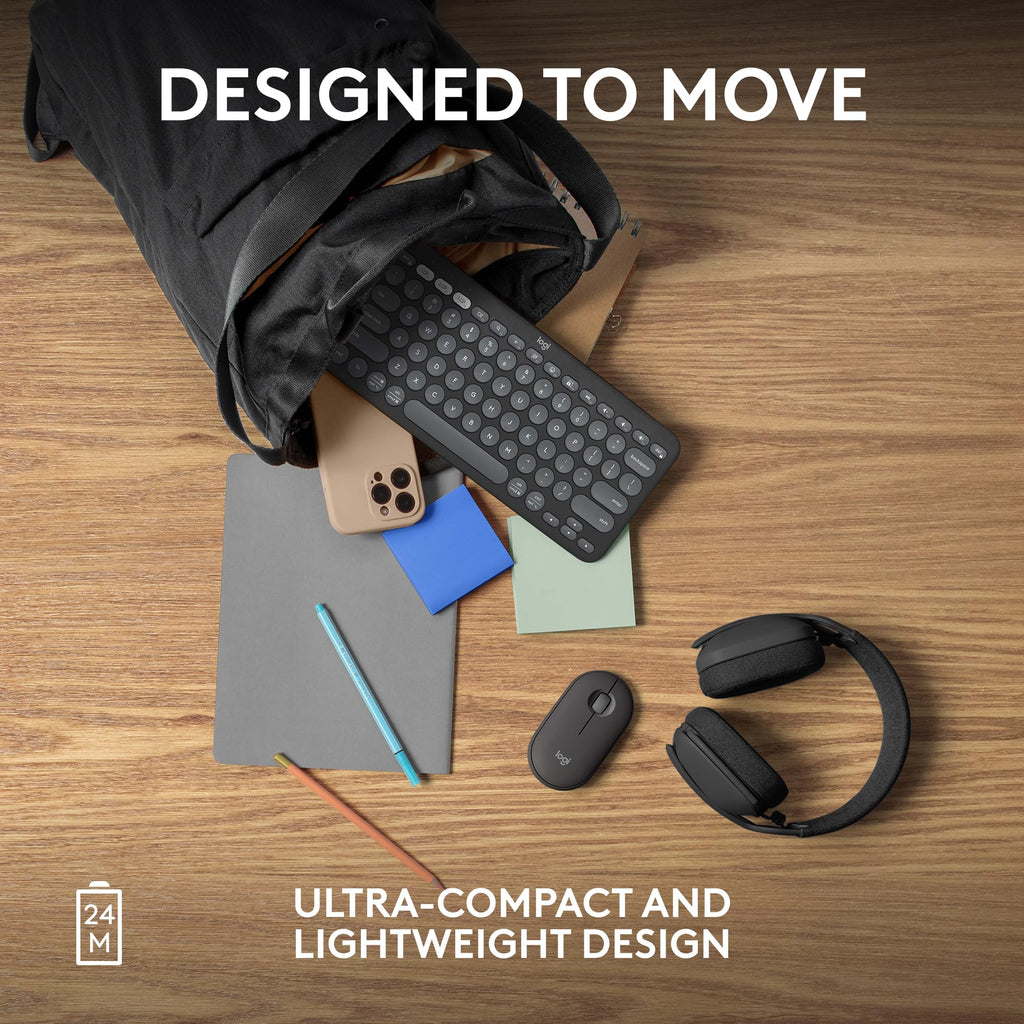 Logitech M350s Pebble 2 Bluetooth Wireless Mouse - Black