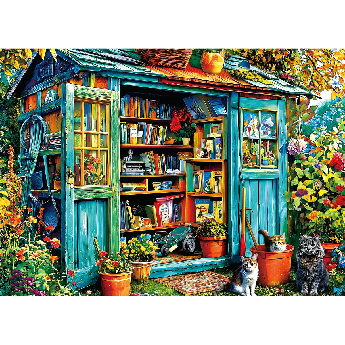 Blueforest Halloween Haunted Mansion Puzzles for Adults 1000 Pieces