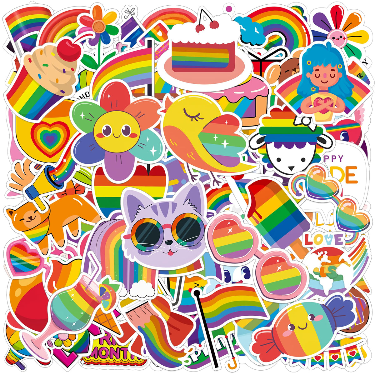 Halloween Party Favors, Halloween Stickers,100PCS Vinyl Waterproof Stickers