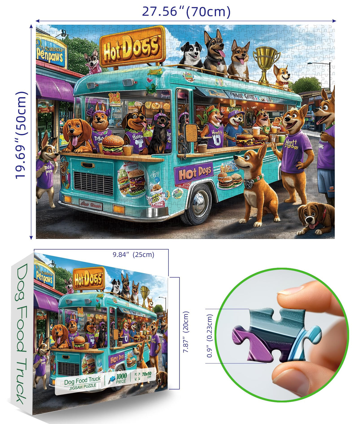 Blueforest Halloween Haunted Mansion Puzzles for Adults 1000 Pieces