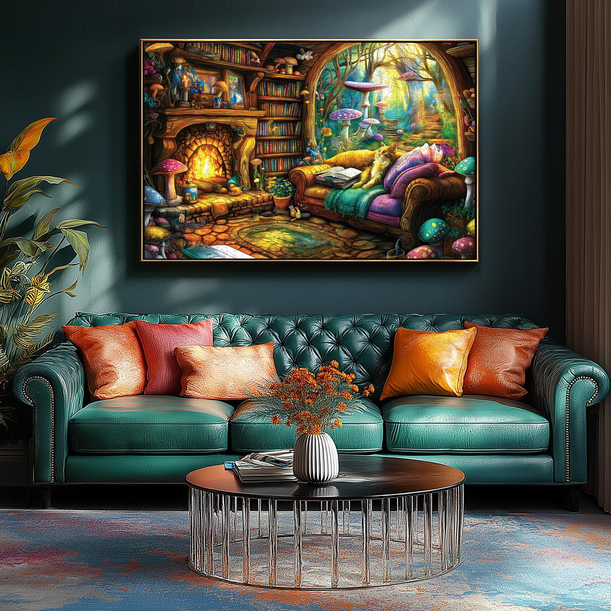 Blueforest Halloween Haunted Mansion Puzzles for Adults 1000 Pieces