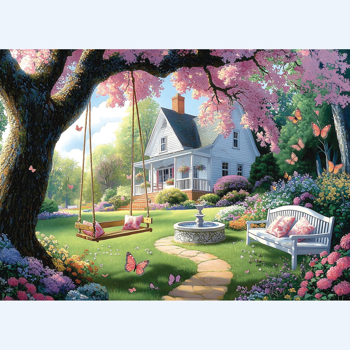 Blueforest Halloween Haunted Mansion Puzzles for Adults 1000 Pieces