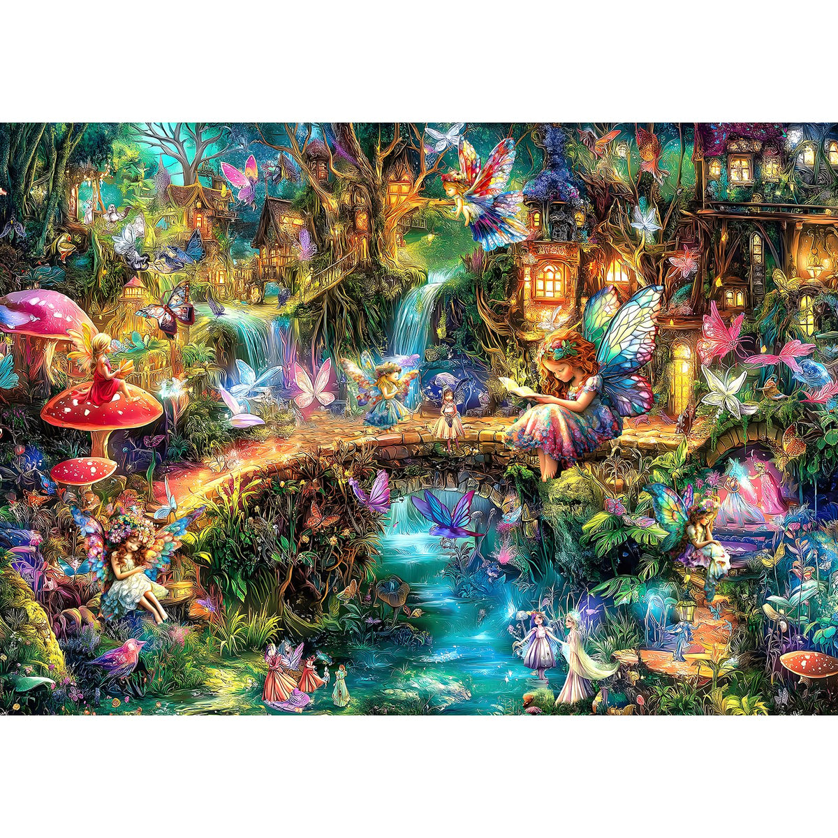 Blueforest Halloween Haunted Mansion Puzzles for Adults 1000 Pieces