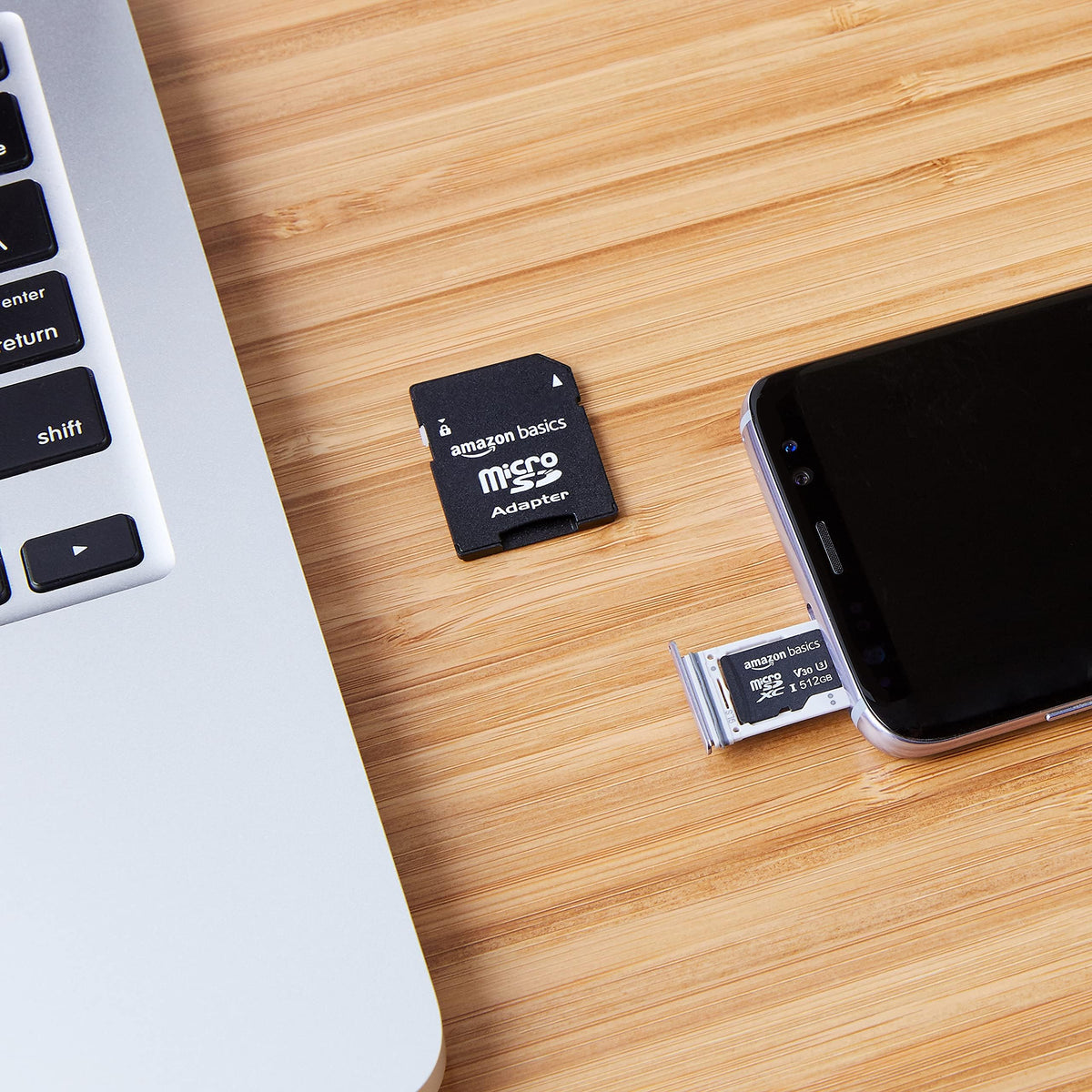 Amazon Basics 1TB Micro SD Card, Read Speed Up to 200MB/s, 1-Pack