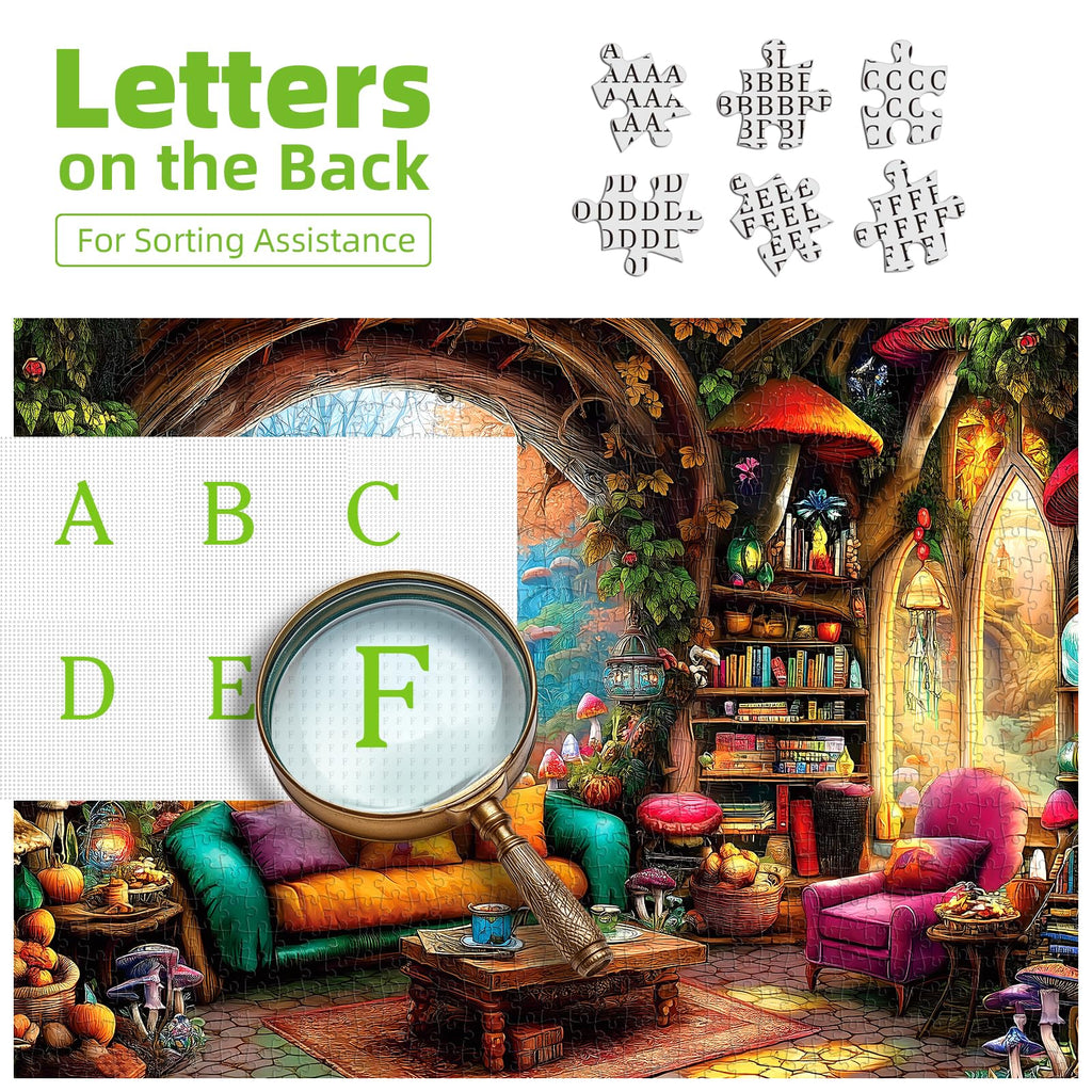 Blueforest Halloween Haunted Mansion Puzzles for Adults 1000 Pieces