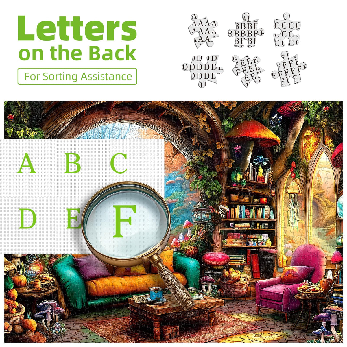 Blueforest Halloween Haunted Mansion Puzzles for Adults 1000 Pieces