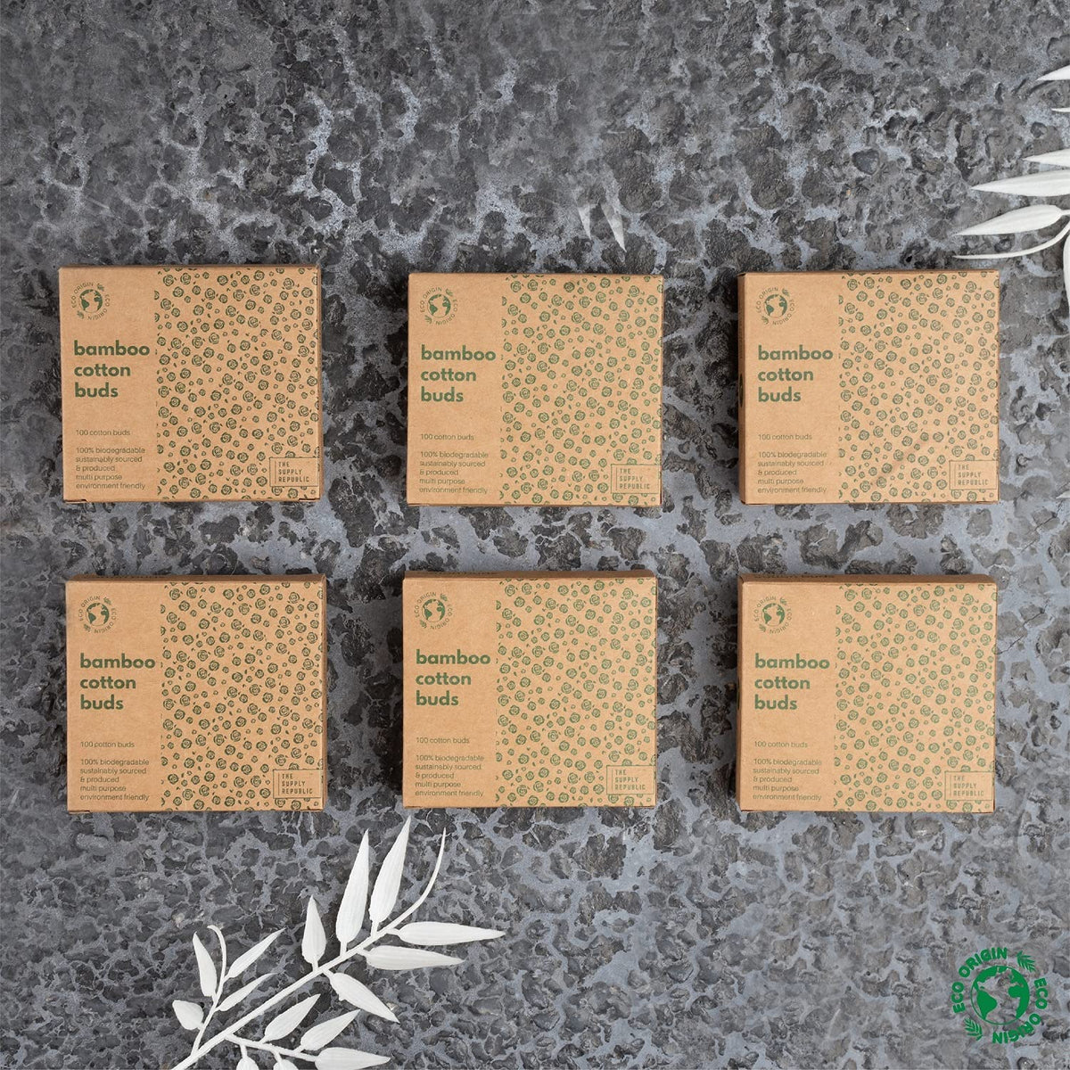 400 Bamboo Cotton Buds |100% Eco-Friendly Biodegradable | Cotton Wool Buds | Compostable Bamboo Earbuds | Recycled Plastic Free Packaging | Cotton Buds Bamboo | Cotton Ear Buds | 400 x Ear Buds Cotton