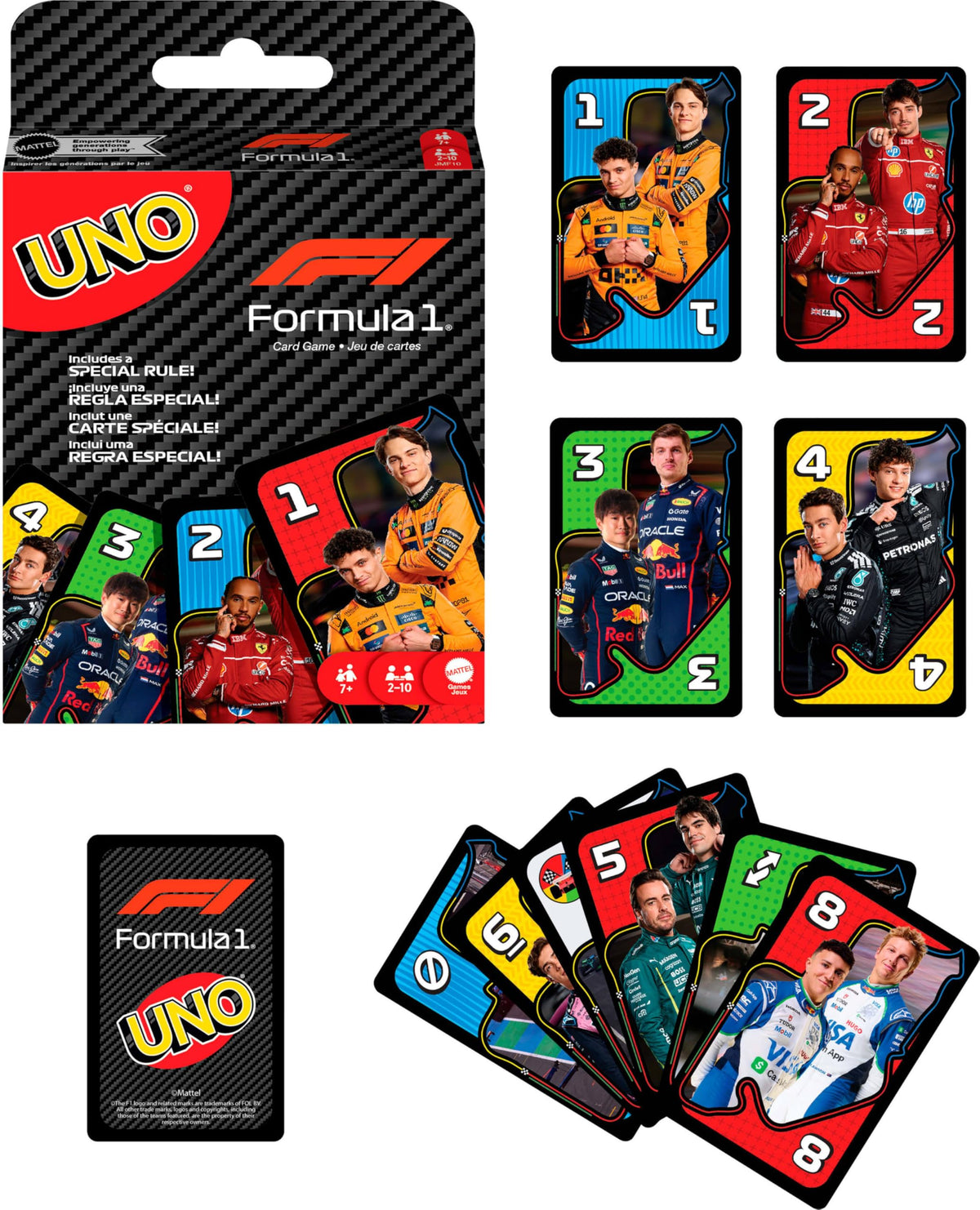 Mattel Games UNO Minecraft Card Game with Storage Tin,Ages 7+
