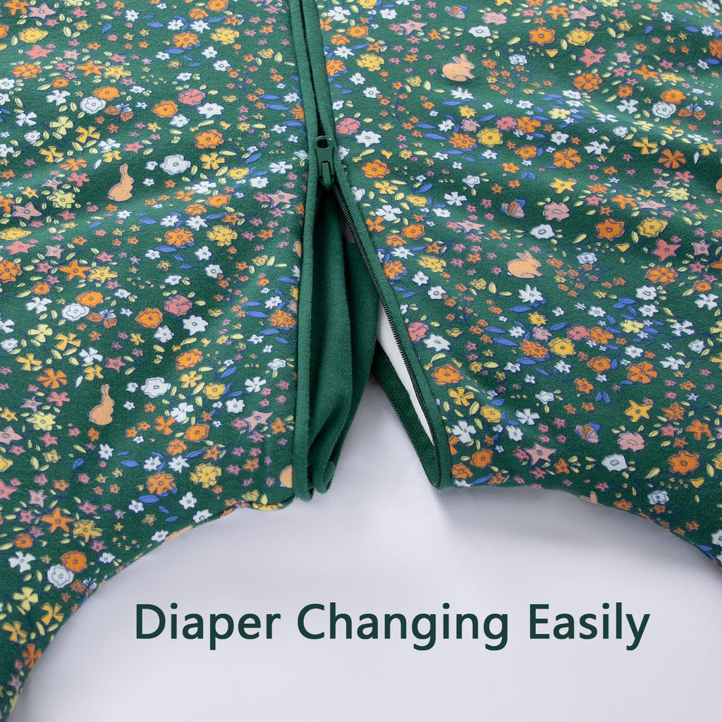 Mosebears Baby Sleeping Bag, 2.5 TOG Baby Sleep Sack with Legs,Winter Sleeping Bag with Removable Sleeves