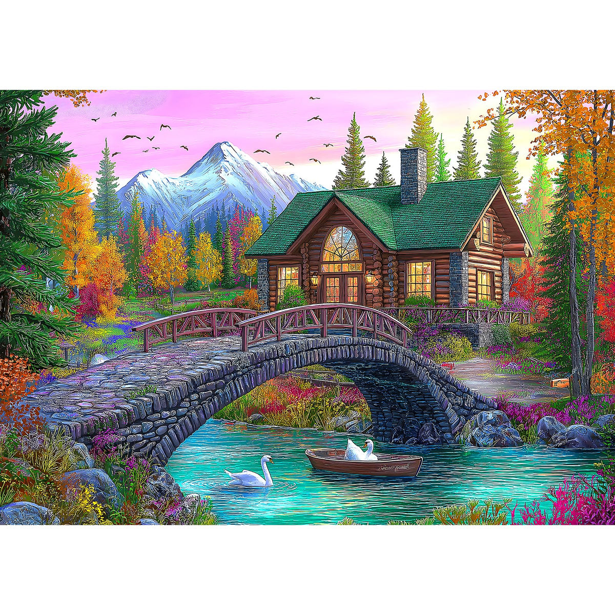 Blueforest Halloween Haunted Mansion Puzzles for Adults 1000 Pieces
