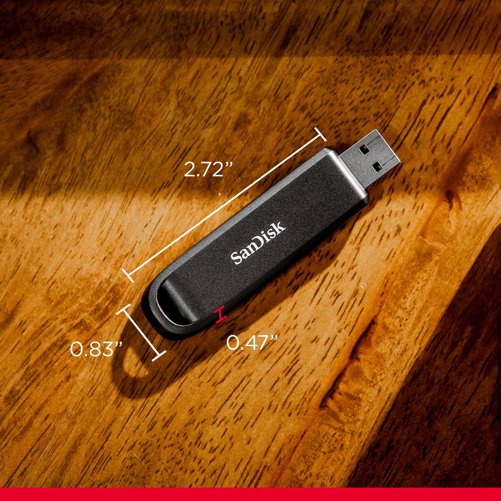 SANDISK Ultra Fit 128GB, USB-A Flash Drive, Up to 400MB/s Read Speeds
