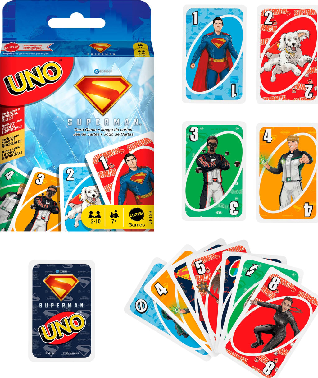 Mattel Games UNO Minecraft Card Game with Storage Tin,Ages 7+