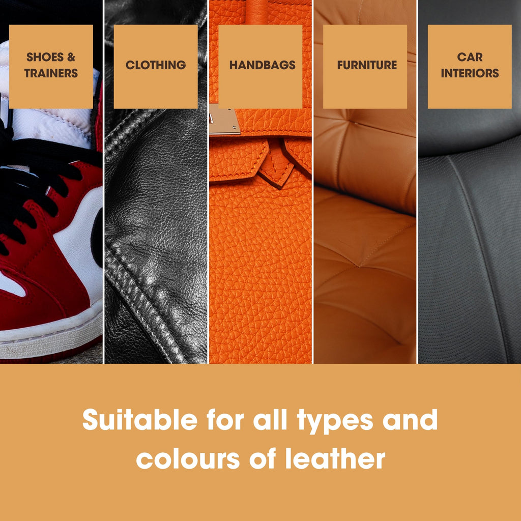 Furniture Clinic Leather Repair Paint & Dye | Self Seal Colourant for Quick and Easy Leather Repair | Suitable for Sofas, Car Seat, Shoes, Handbag, and More - Dark Brown, 250ml