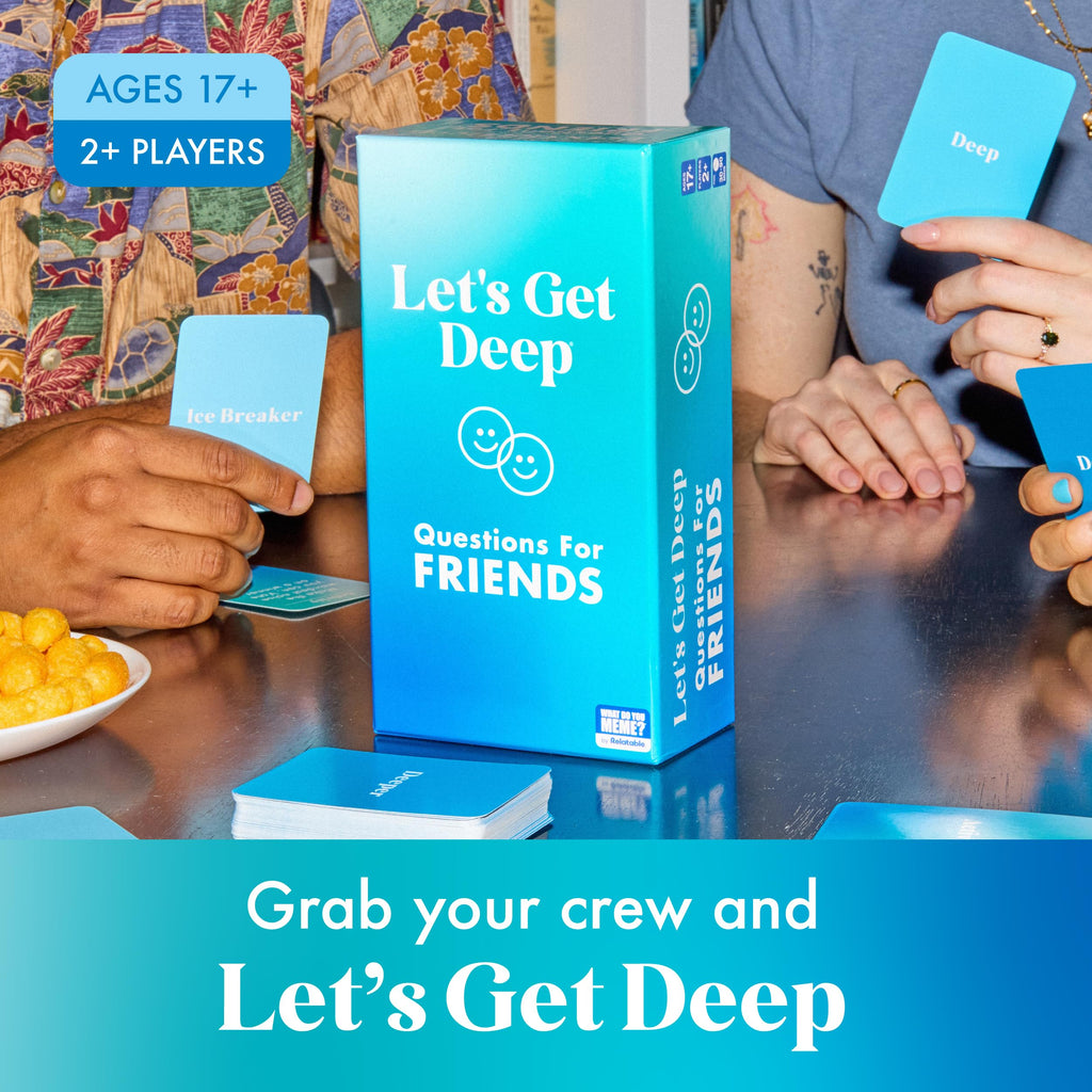 Let's Get Deep, A Question Card Game for Couples by Relatable