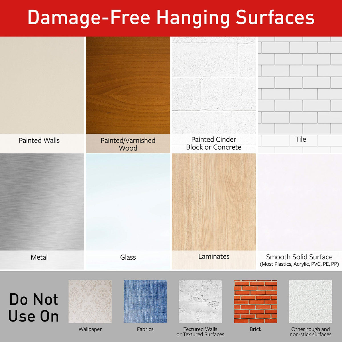 Command Picture Hanging Strips, Value Pack - 8 Large, 6 Medium, 4 Small Pairs | Damage-Free Hanging for Photos, Frames, Mirrors, Wall Décor and Signs