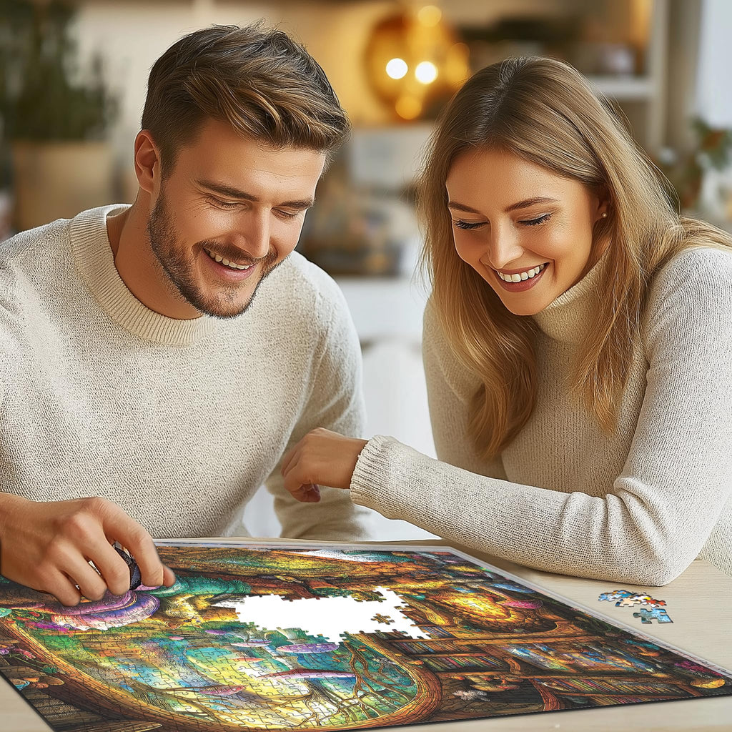 Blueforest Halloween Haunted Mansion Puzzles for Adults 1000 Pieces